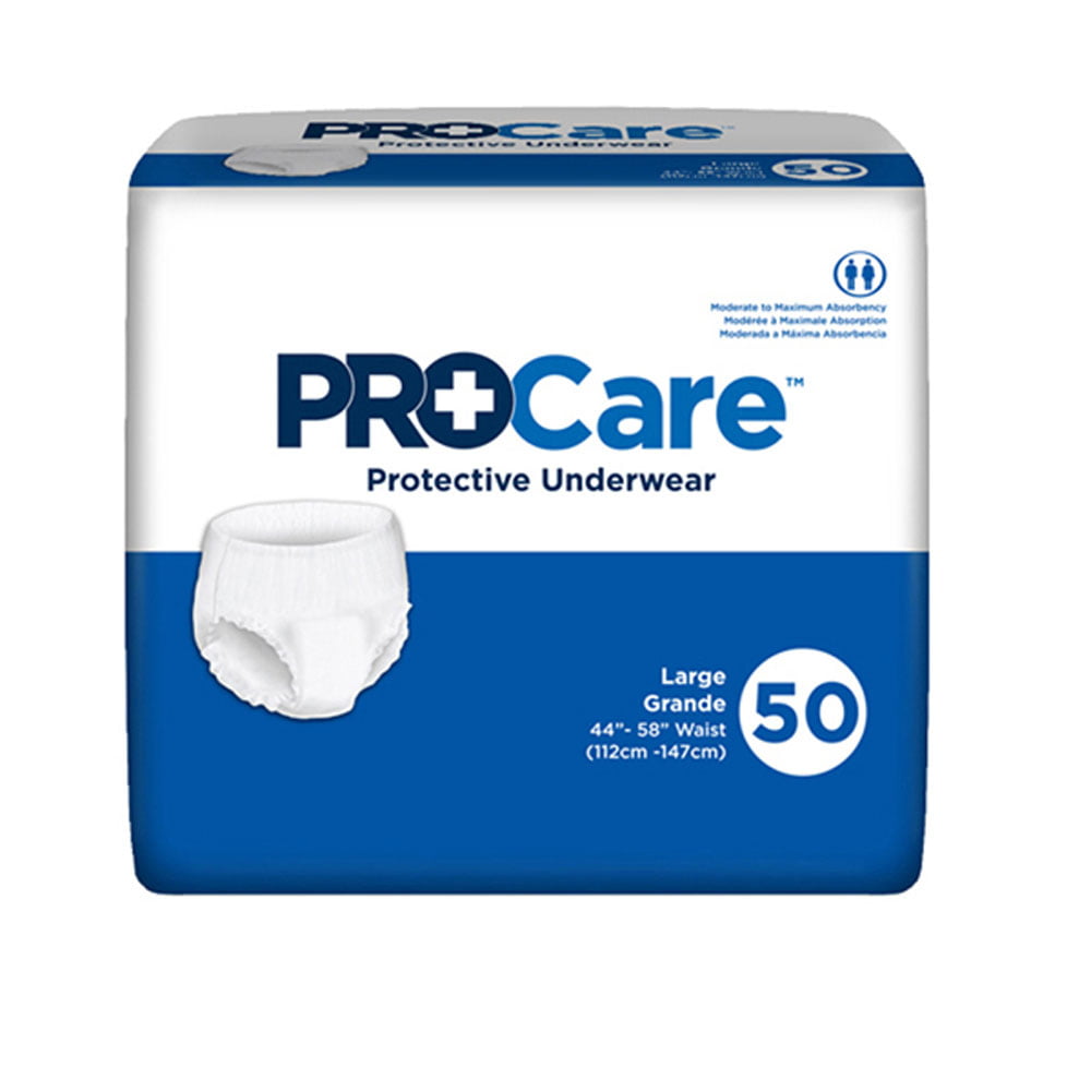 Prevail NU-513 ProCare Underwear-Large-100/Case - Walmart.com