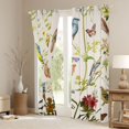 thumbnail image 3 of Homewish Colorful Rustic Birds Curtains Pack of 2 (42x84 Each),Country Floral Curtains Blackout,Beige Green Bedroom Curtains For Men Women,Ultra Soft Home Decor, 3 of 6