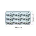 thumbnail image 3 of Multipurpose Alligators Silicone Mold Set 9 Cavities Perfect For Chocolate Soap Creation Kitchen Dessert Mould, 3 of 8