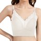 thumbnail image 2 of Gibobby Sujetador de verano para mujer, cómodo, sexy, con encaje, sin rastro, en la espalda, antiflejes, para niña Brasieres para mujer sin varilla(Blanco,Talla única), 2 of 5