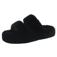 thumbnail image 1 of Zapatillas de casa de dos bandas zapatillas de casa de espuma viscoelástica suela antideslizante suaves para mujer, 1 of 9