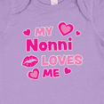 thumbnail image 4 of Inktastic Valentine's Day My Nonni Loves Me Hearts and Lips Boys or Girls Baby Bodysuit, 4 of 5
