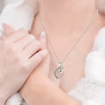 thumbnail image 7 of FENGGHAO Mothers Day European American Diamond Encrusted Heart Pendant Necklace Alphabet Mom Love Jewelry Adjustable Choker Gift, 7 of 7