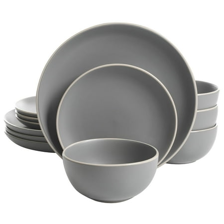 Gibson Home Rockaway 12-Piece Dinnerware Set, Service for 4