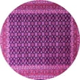 thumbnail image 1 of Ahgly Company Indoor Round Persian Pink Traditional Area Rugs, 8' Round, 1 of 4