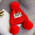thumbnail image 6 of Baby Kids Winter Warm Hats, Infant Toddler Children Pom Pom Beanie Knit Cap Girls Boys, 6 of 10