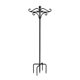 thumbnail image 4 of Gancho de pastores para poste alimentador de pájaros al aire libre, soporte de Metal con perchas dobles para colgar linterna, decoración de boda, Altura 274cm, 4 of 9