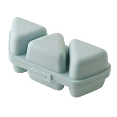 

Farfi 2 Pcs Non-stick Rice Ball Mold BPA Free Food Grade Triangle 6 Cavity Sushi Maker Bento Mold Kitchen Accessories