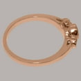 thumbnail image 5 of LBG British Made 14k Rose Gold Natural Pink Tourmaline Womens Engagement Ring - 33 size options - Size 6, 5 of 7