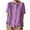 Purple, variant on yievot Womens Button Down Shirts Cotton Linen Short Sleeve Collared Blouses Double Breasted Lapel Casual Summer Tops