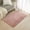 Blush Pink, variant on Lanco Lilac Faux Fur Rug , Size 23.6" x 35.4" , Premium Ultra Soft Rug for Living Room Bedroom