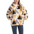 thumbnail image 5 of Arvbitana Women Winter Warm Casual Pullover Cute Hoodie Design Sweatshirt Zip Up Cardigan Loose Jacket with Pockets for Outwear Loungewear, 5 of 9