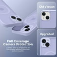 thumbnail image 6 of Magnetic for iPhone 14 Case, [Compatible with MagSafe] [Full Camera Protection] [14FT Drop Protection] Shockproof Protective Slim Translucent Matte Phone Case for iPhone 14, Lilac, 6 of 15