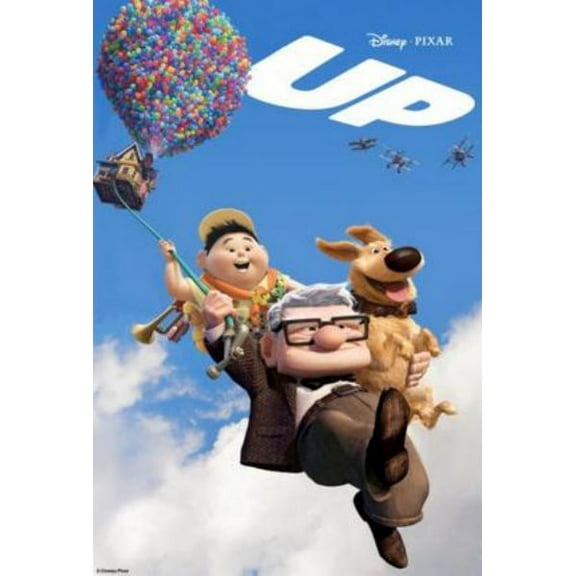 Up Movie Poster Wall Art 24x36 Art decor Art Poster 24x36 Multi-Color Square Adults Poster Time