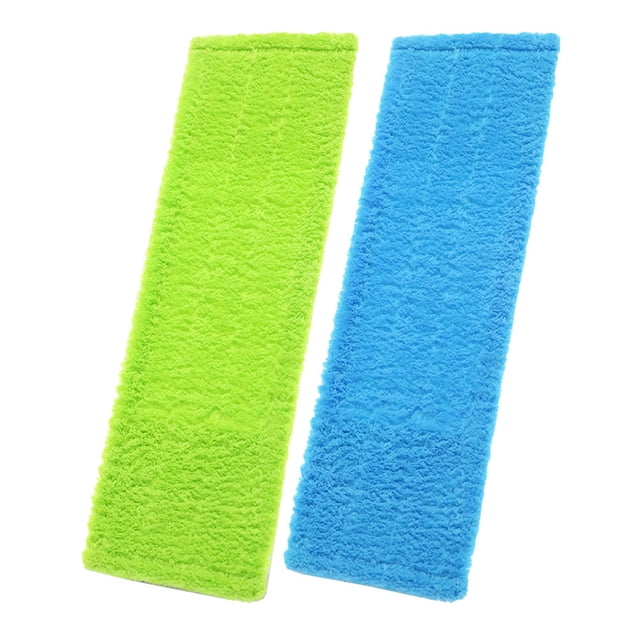 unbranded 2Ud Almohadillas Para Mopa De Coral Fleece Resistentes Ideales Para Pisos Lisos