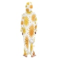 thumbnail image 3 of Vzayyk 4T-14Y Size Aviliable Cozy One-Piece Footless Sleeper Pajama Sun Smily Face, 3 of 8