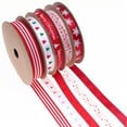 thumbnail image 4 of Items Under 10 Dollars 3/8" Merry Christmas Grosgrain Ribbon 25 Yards (5 rolls), 4 of 8
