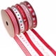 thumbnail image 4 of Fiudx Cinta Navideña de Satén de 25 Yardas, Color Rojo, Verde y Blanco. Ideal para Envolver Regalos, Decorar Fiestas, Hacer Joyas y Coser. Ancho de 10 Mm y Largo de 2200 Cm., 4 of 7