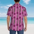 thumbnail image 6 of Goofa Tulips Flowers Hawaiian Shirt for Men, Unisex Summer Beach Casual Short Sleeve Button Down Shirts,Aloha Tropical Floral print shirt-Large, 6 of 9