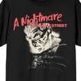 thumbnail image 2 of Nightmare On Elm Street Vintage Freddy Crew Neck Short Sleeve Men's Black T-shirt-XL, 2 of 4