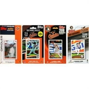 C & I Collectables ORIOLES411TS MLB Baltimore Orioles 4 Different Licensed Trading Card Team Sets