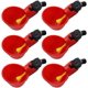 thumbnail image 1 of Paquete de 6 comederos automáticos para pollos/aves de corral con vasos de riego de plástico rojo. Afortunado Sencillez, 1 of 5