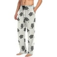 thumbnail image 4 of CROPD Pajama Pants Men Sleepwear Lounge Pants Pjs Bottoms with Pockets, 4 of 7