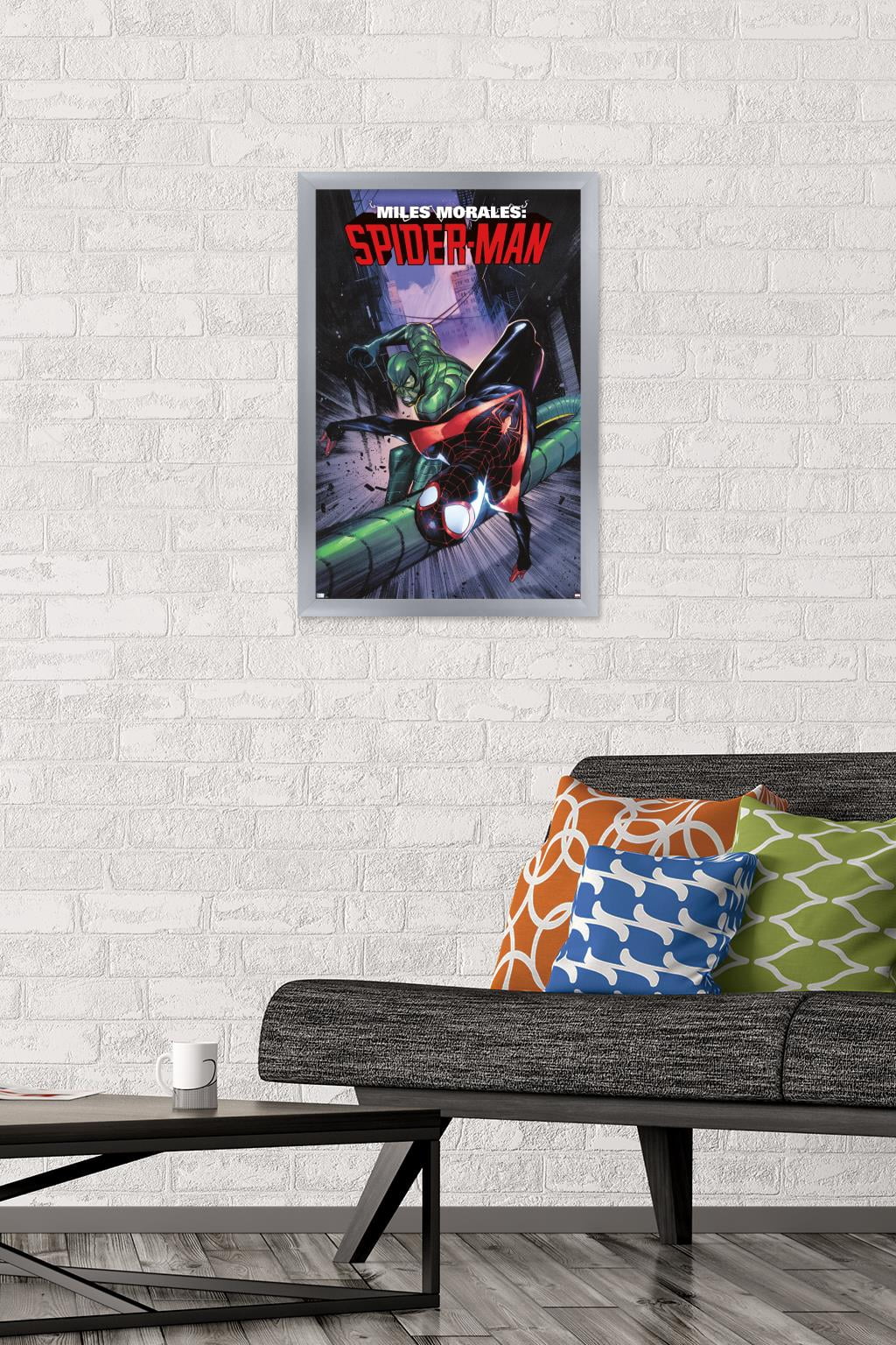 Marvel Comics - Miles Morales: Spider-Man #2 Wall Poster, 14.725" x 22.375" Framed