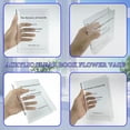 thumbnail image 4 of Amazon Nordic Acrylic Book Vase Simple Living Room Flower-arranging Water Hostel Decoration Ornaments, 4 of 7