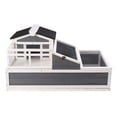 thumbnail image 5 of Tortoise Habitat Wooden Tortoise House Indoor/Outdoor 3-Room 44x25.6x24in, 5 of 8