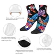 thumbnail image 5 of Fuzoiu Tropical Palm Leaves Print Adult Socks, Crew Moisture-wicking Socks, Unisex Cushion Crew Socks,Casual Sports Ankle Socks, 5 of 7