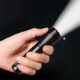 thumbnail image 3 of HEVIRGO Aluminum Alloy Super Bright USB Rechargeable LED UV Light Flashlight Torch Lamp, 3 of 10