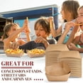 thumbnail image 5 of Greenpod 1lb Paper Food Trays, 100 Pack Heavy Duty Kraft Food Boats Holders Disposable Serving Basket Trays for Nachos, Fries, BBQ, Festivals, Party, 5 of 7