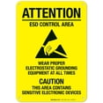 thumbnail image 1 of Esd Control Area Sign,, 1 of 1