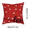 thumbnail image 2 of Hwkond Large Throw Pillows Valentine's Day Linen Pillowcase Home Sofa Cushion Pillowcase,MulticolorD, 2 of 5