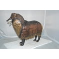 thumbnail image 3 of Nifao Collie Dog Bronze Statue – Home Decor Sculpture, 31"L x 9"W x 24"H, 3 of 11