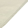 thumbnail image 6 of BalsaCircle 108" Beige Round Premium Polyester Faux Burlap Tablecloth Reception Dining, 6 of 7