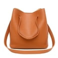 thumbnail image 3 of 4Pcs Women PU Leather Handbag Set Shoulder Bucket Bag Crossbody Bag Messenger Pouch Card Holder Wallet Fashion Casual Tote Purse Combo for Daily, Work & Party, 3 of 8