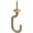 Brushed Gold, variant on National Hardware N275-524 Modern Ceiling Hook, 3-11/32", Brushed Gold