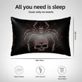 thumbnail image 6 of Bingfone Spider with Skull Print Satin Pillowcase for Hair - Standard Size with Zipper Silky & Soft Pillow Covers,20x30 inches, 6 of 8