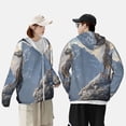 thumbnail image 4 of Vsdgher Silver Dragon Mountain Peaks Print Adult Hoodie Shirts Rash Guard for Men Women,Long Sleeve Sun Protection Fishing Shirts for Athletic Running Swim-Medium, 4 of 7