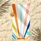 thumbnail image 5 of Toalla de playa de microfibra de doble cara | Manta de baño grande de terciopelo de secado rápido y súper absorbente 59"x30" | Chal colorido, suave y ligero de protección solar para viajes de picnic, 5 of 8