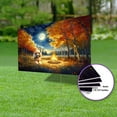 thumbnail image 3 of Hello Fall Poodle Enjoys Warm Campfire Autumn Night Bright Moon Yard Sign Poodles Dog Lover Gifts Idea Outdoor Home Lawn Garden Porch Decor - 01008, 3 of 5
