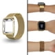 thumbnail image 1 of Correa para Apple Watch  de 41 mm Metálica + Protector lateral de pantalla. Estilo Milanese. Mamá Pulpo  Milanese case lateral, 1 of 6