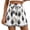 White, variant on Gsakboxl Linen Pants Women High Waisted Wide Leg Printed Shorts Tie Drawstring Baggy Lightweight Cotton Graphic Summer Beach Casual Shorts L