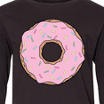 thumbnail image 4 of Inktastic Pink Donut with Sprinkles Long Sleeve Youth T-Shirt, 4 of 5