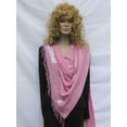 thumbnail image 2 of Beaded Shawl/Beaded Scarf/Sequin Shawl/Fancy Scarf/Fancy Shawl/Evening Shawl/Pashmina Shawl/Pashmina Scarf/Scarf/Scarves/Shawl/Shawls/Stole/Wrap - Baby Pink (B-04), 2 of 7