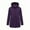Purple-C, variant on QHFBli Raincoat Waterproof Long Rain Jacket Lightweight Rainwear Reflective with Packable Hood for Men Women Adults