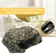 thumbnail image 1 of Keys Storage Box Stone Shape Security Safe Storage Box Portable Resin Desktop Organizer Cash Box Dictionary Storage Organizer, 1 of 5