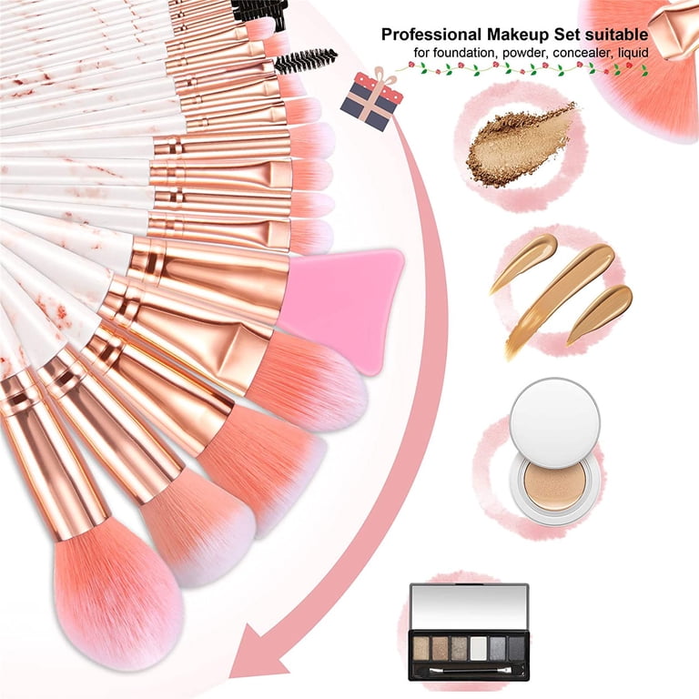 Sixteen-Piece Professional Makeup Brush Set With Sponges photo 4